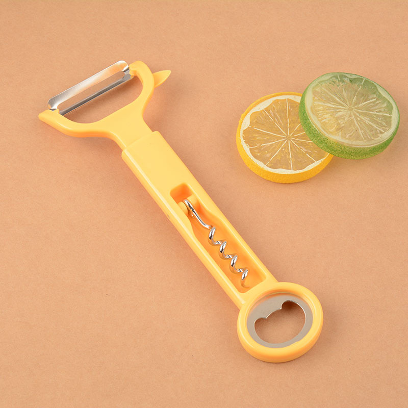 Kitchen fruit peeler fruit and vegetable peeler melon fruit knife multifunctional plane peeler wine beer bottle opener