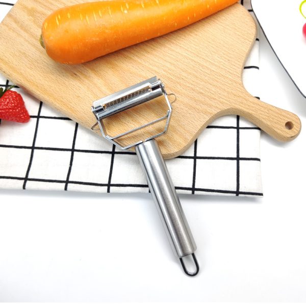 Multi-function fruit and vegetable grater Double-end scraper shredder Shredder fruit peeling knife cucumber radish shaving knife - Image 6